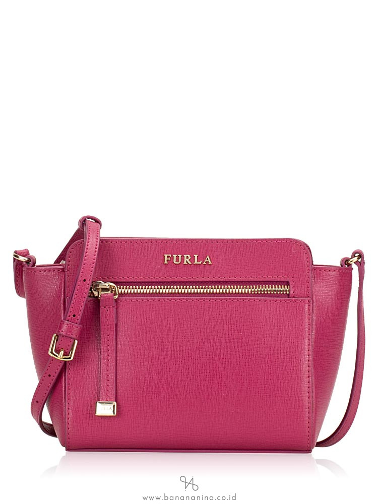 FURLA Ginevra Small Crossbody Fuchsia