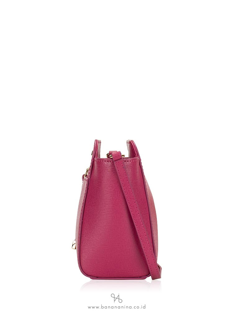 FURLA Ginevra Small Crossbody Fuchsia