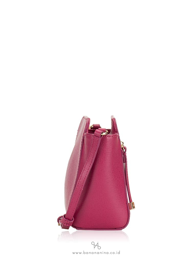 FURLA Ginevra Small Crossbody Fuchsia