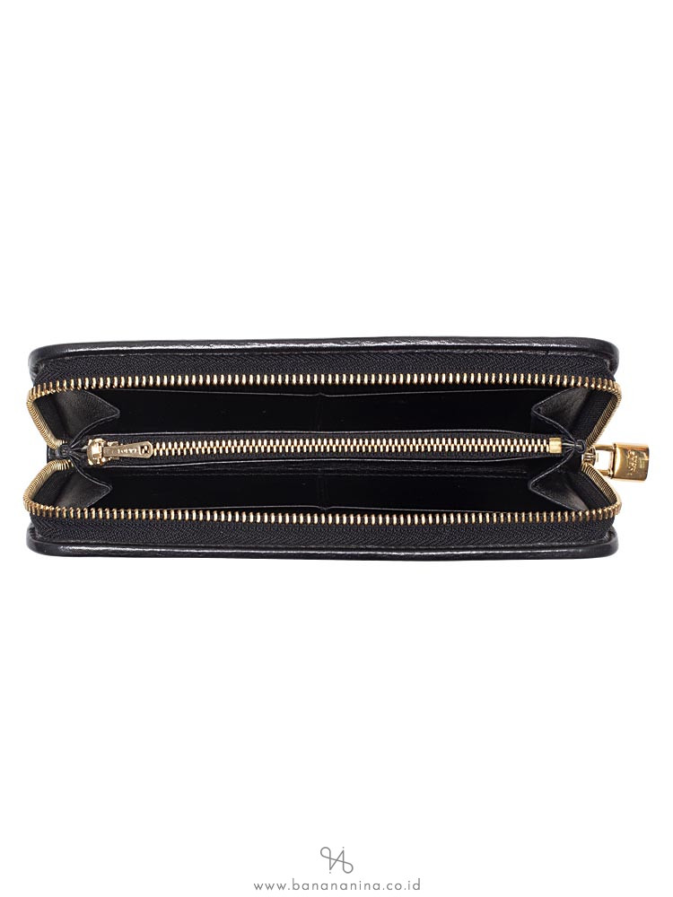 LOEWE Amazona Continental Zip Wallet Grey