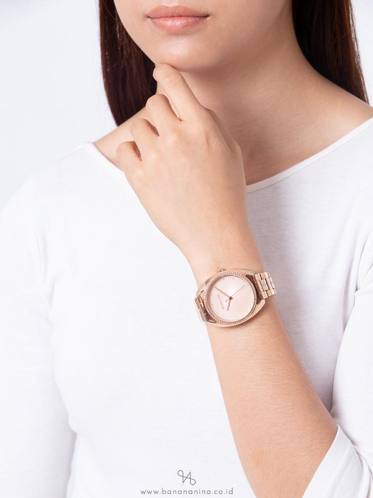 MICHAEL KORS MK3677 Libby Crystal Stainless Rosegold