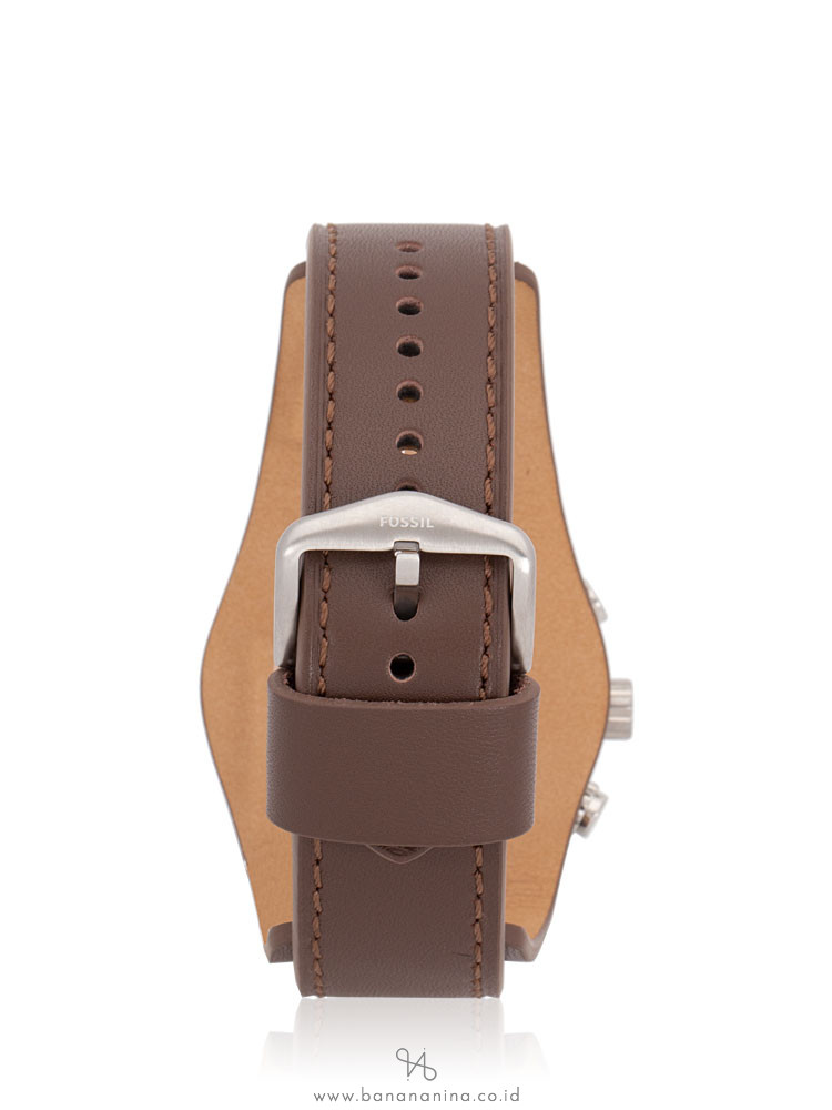 FOSSIL Men CH2891 Chronograph Leather Strap Brown