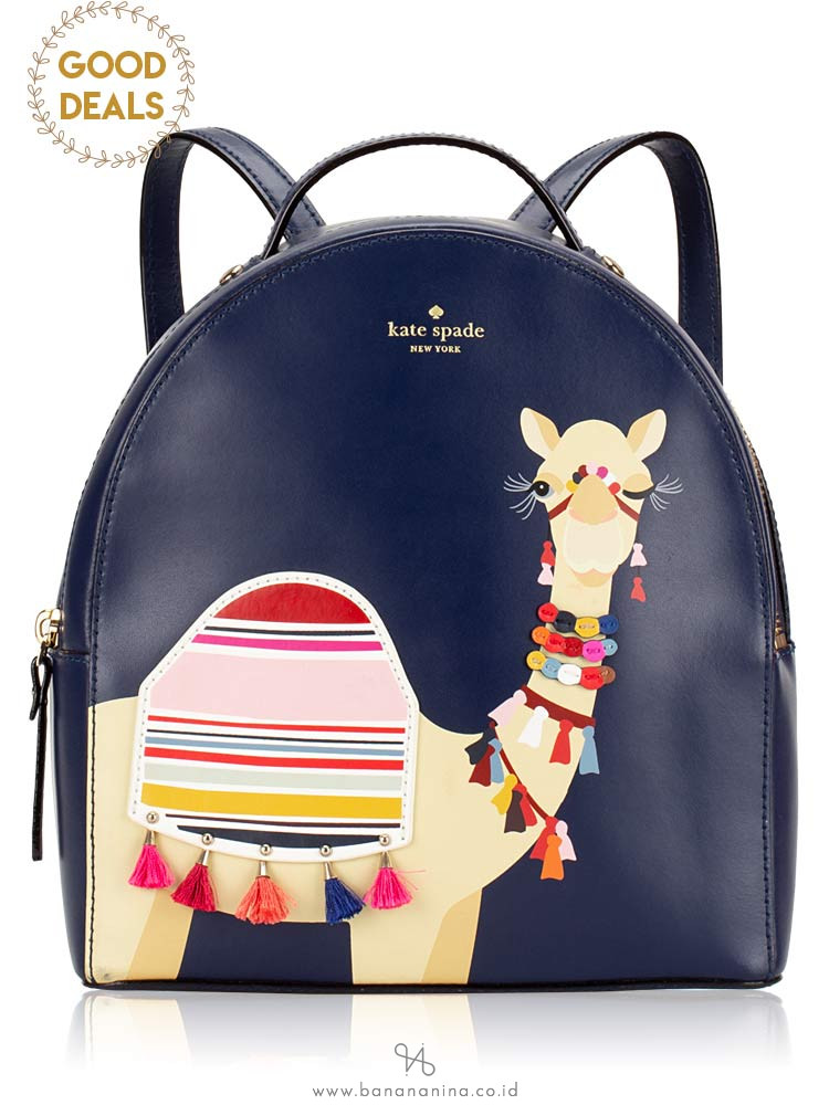 KATE SPADE Spice Things Up Camel Sammi Backpack Multi