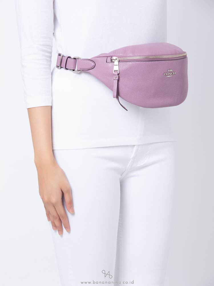 COACH 48738 Pebble Leather Belt Bag Jasmine
