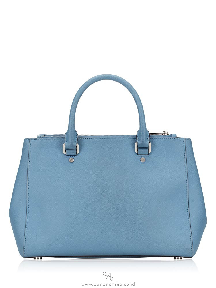 MICHAEL KORS Sutton Medium Satchel Pale Blue