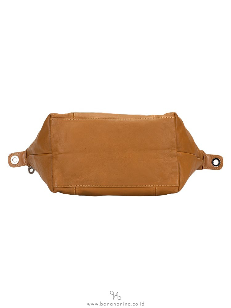 LONGCHAMP Le Pliage Cuir Small SH Peanut