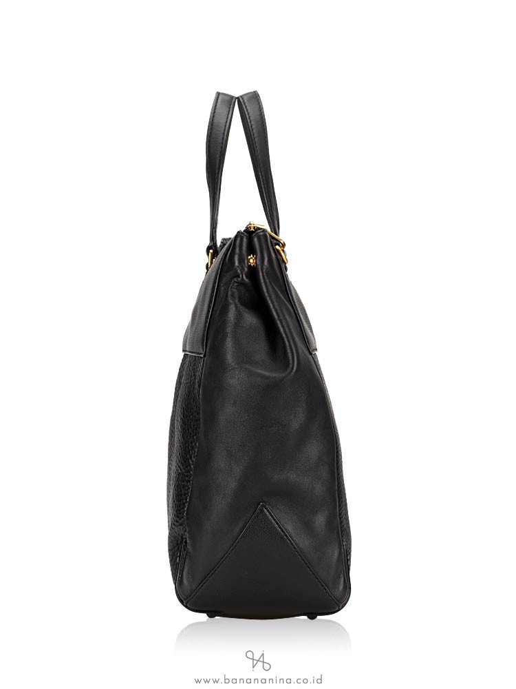 MARC BY MARC JACOBS M3134010 Leather Tote Black