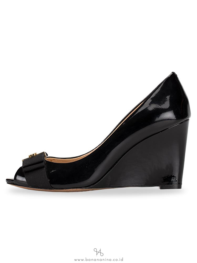 black open toe espadrilles