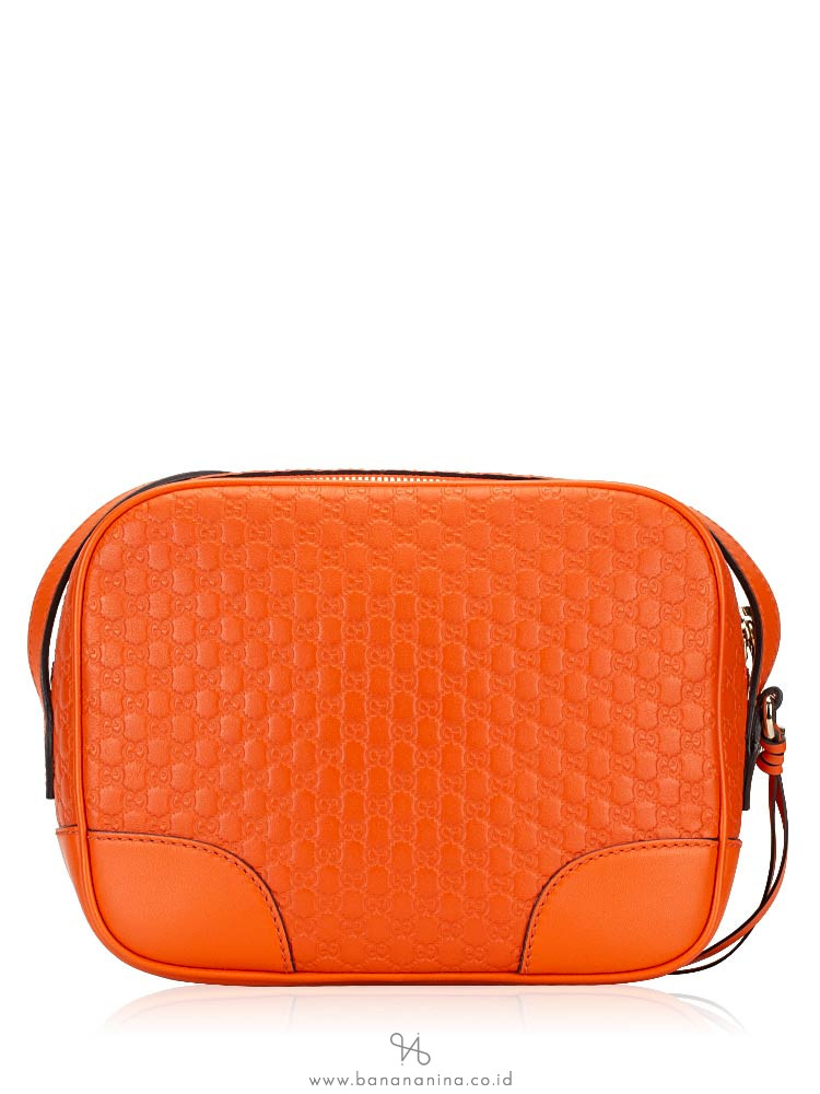 GUCCI Micro Guccissima Bree Crossbody Orange