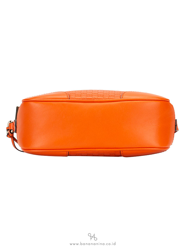 GUCCI Micro Guccissima Bree Crossbody Orange