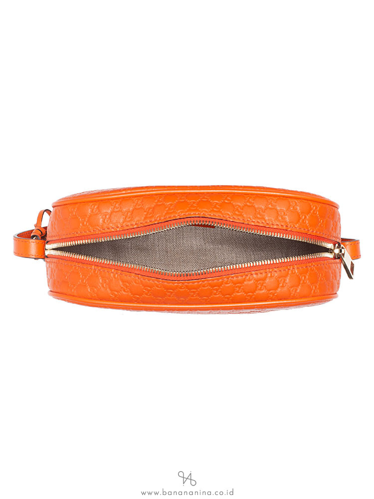 GUCCI Micro Guccissima Bree Crossbody Orange