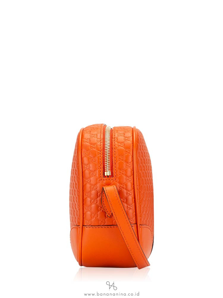 GUCCI Micro Guccissima Bree Crossbody Orange