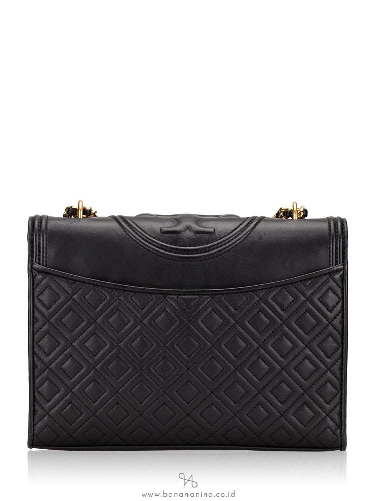 TORY BURCH Fleming Convertible Shoulder Bag Black