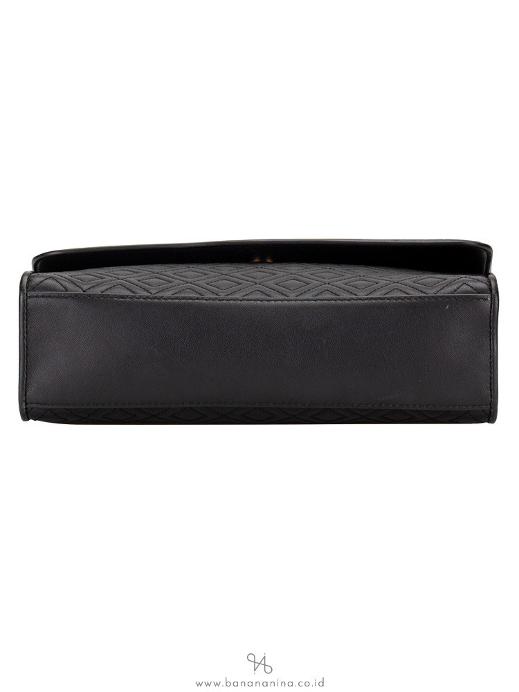 TORY BURCH Fleming Convertible Shoulder Bag Black
