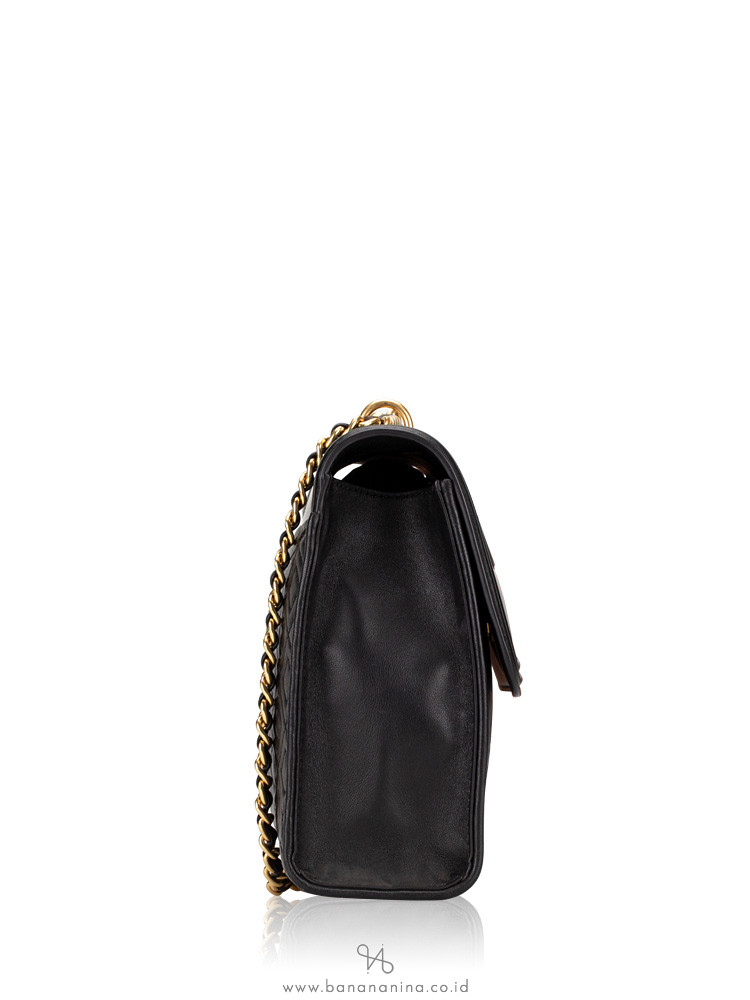 TORY BURCH Fleming Convertible Shoulder Bag Black