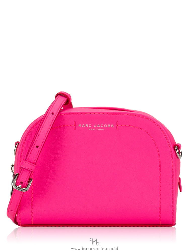 MARC JACOBS Playback Leather Crossbody Bright Pink
