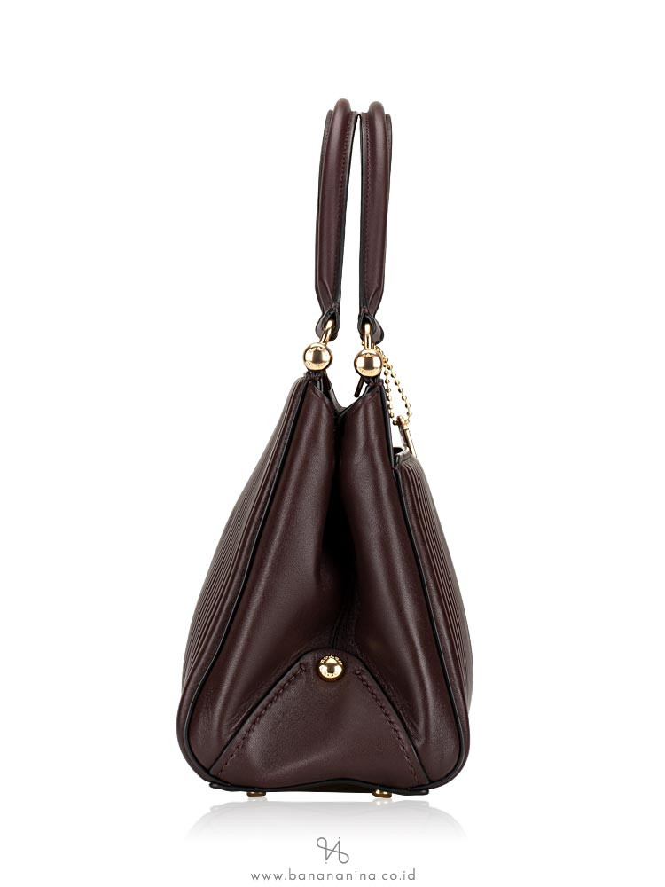 COACH 22728 Quilted Leather Grace Bag Oxblood