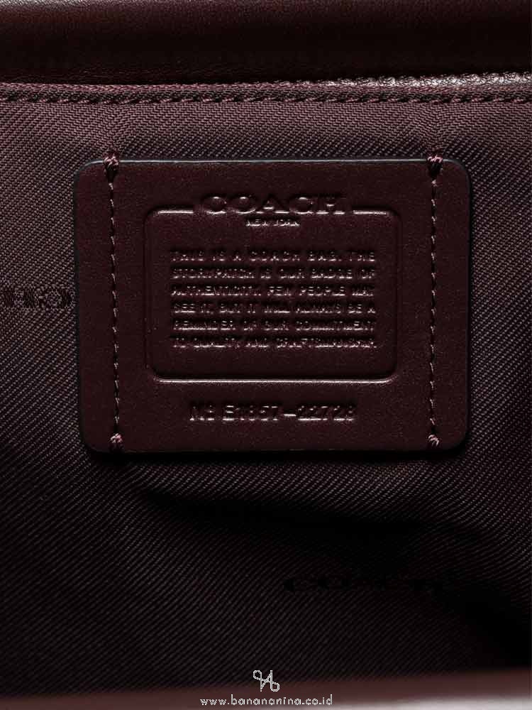 COACH 22728 Quilted Leather Grace Bag Oxblood