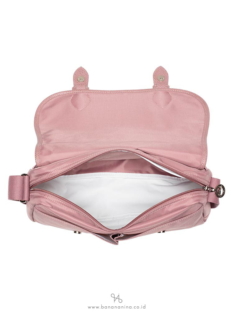 LONGCHAMP Club Nylon Messenger Antique Pink