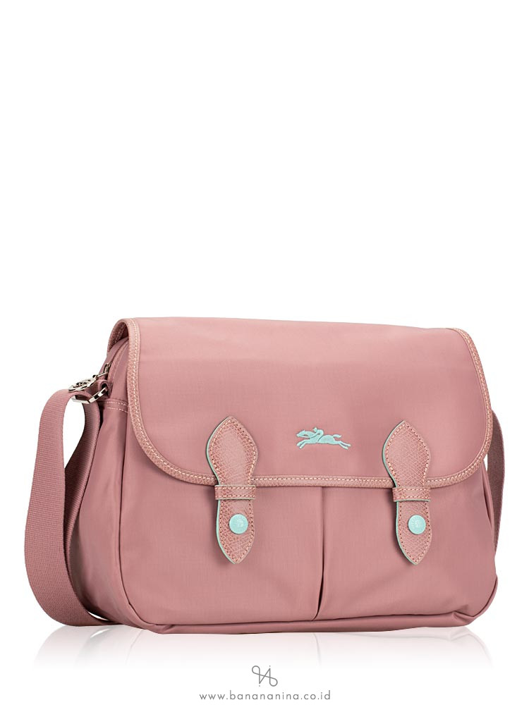 LONGCHAMP Club Nylon Messenger Antique Pink