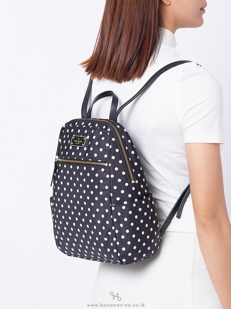 KATE SPADE Blake Avenue Hilo Backpack Diamond Dot
