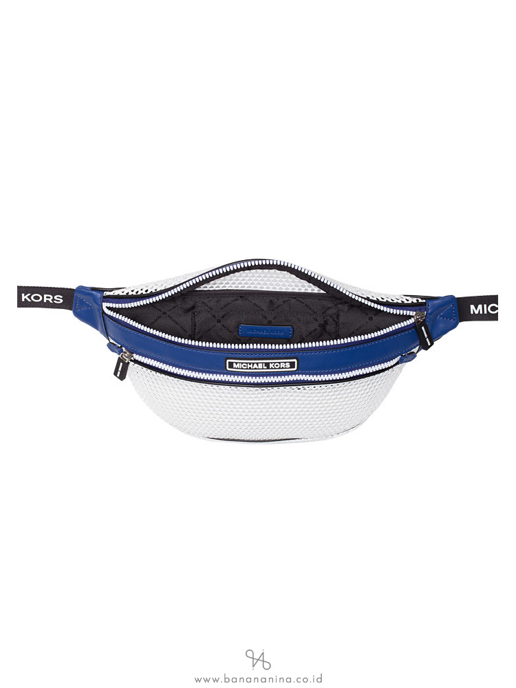 MICHAEL KORS Sport Danika Medium Waist Pack Sapphire Black