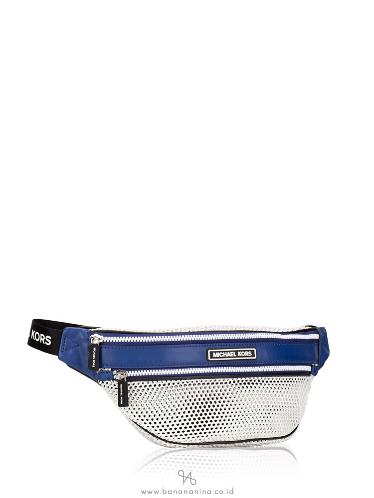 MICHAEL KORS Sport Danika Medium Waist Pack Sapphire Black