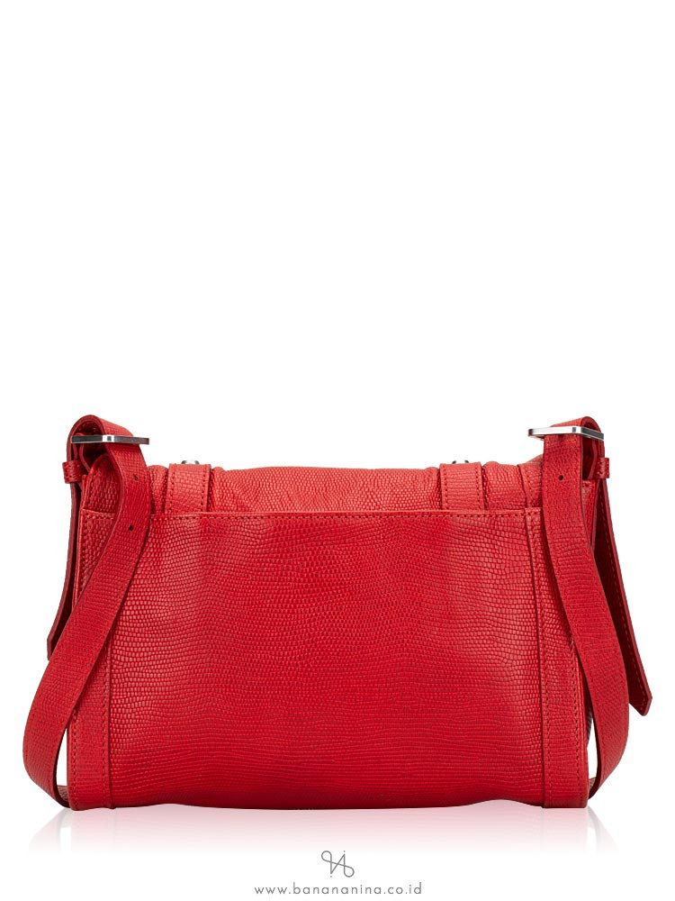 LONGCHAMP Gatsby Leather Crossbody Bag Vermilion