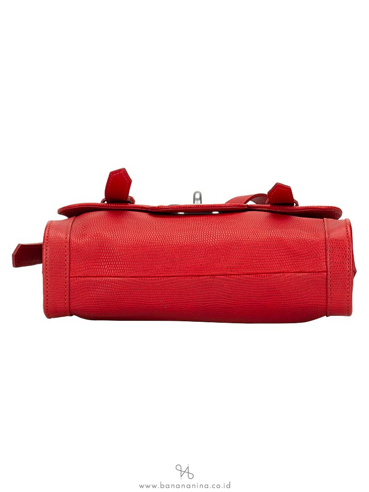 LONGCHAMP Gatsby Leather Crossbody Bag Vermilion