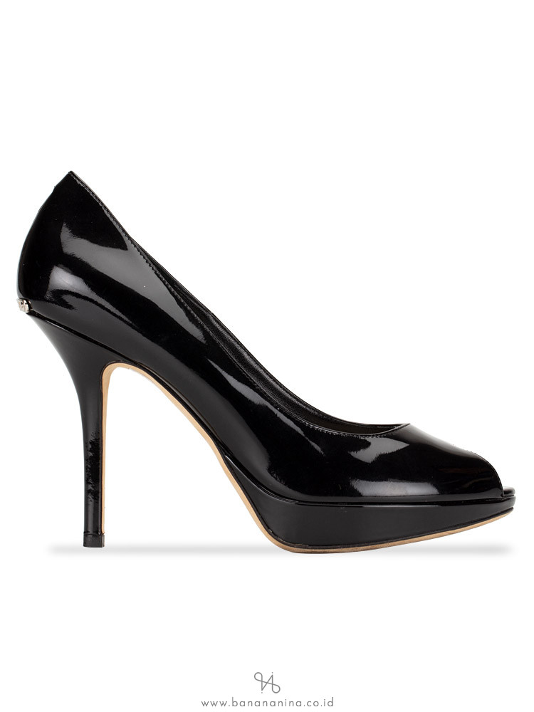 DIOR Miss Dior Patent Pump Noir Sz 38.5