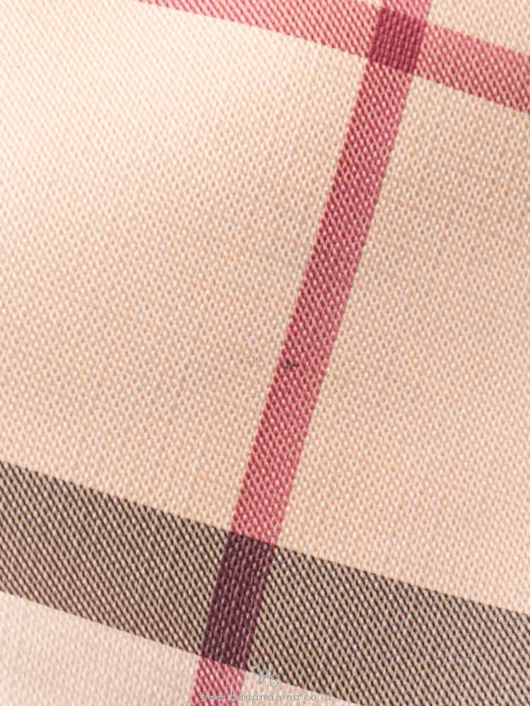 BURBERRY Nova Check Medium Hobo Beige