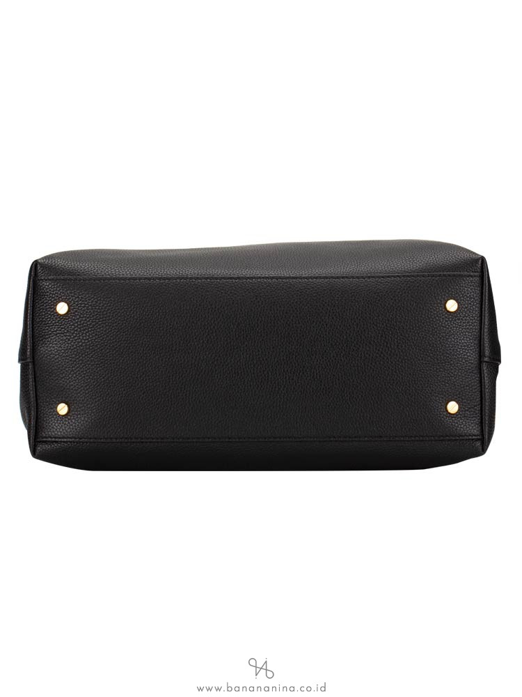 TORY BURCH Britten Triple Compartment Tote Black