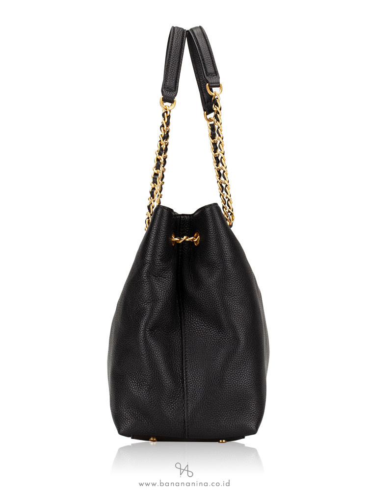 TORY BURCH Britten Triple Compartment Tote Black
