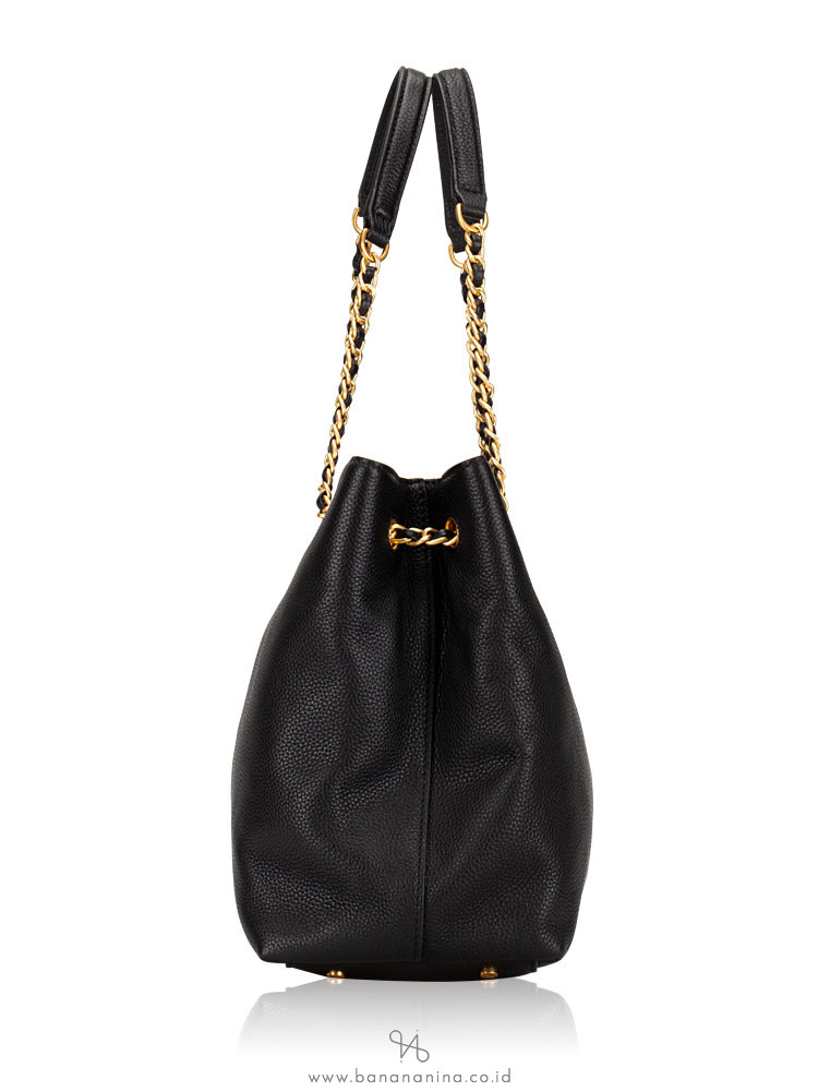 TORY BURCH Britten Triple Compartment Tote Black