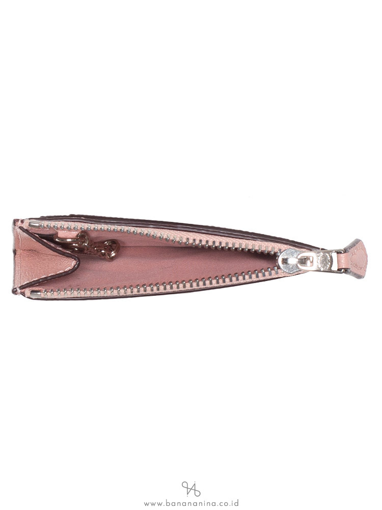 COACH 12186 Crossgrain Mini Skinny ID Petal
