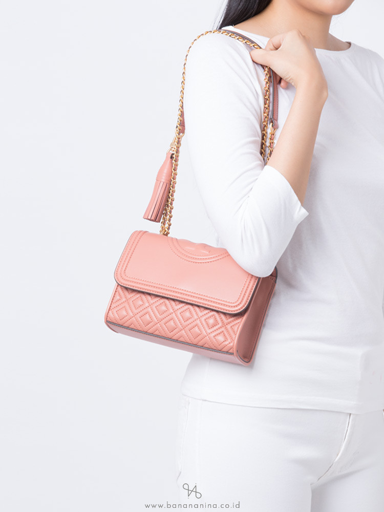 TORY BURCH Fleming Small Convertible Shoulder Bag Tramonto