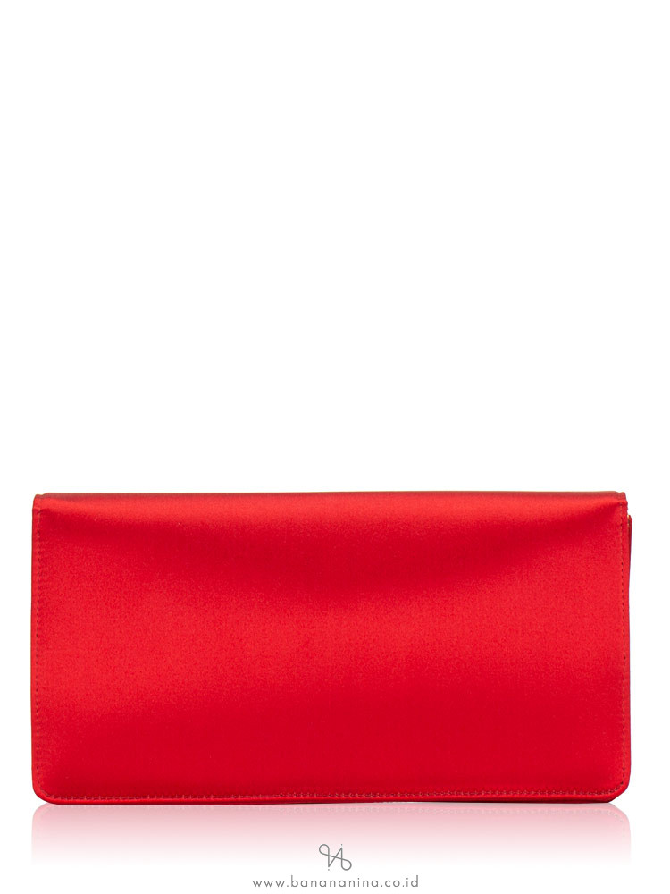 SALVATORE FERRAGAMO Thalia Satin Clutch Opera