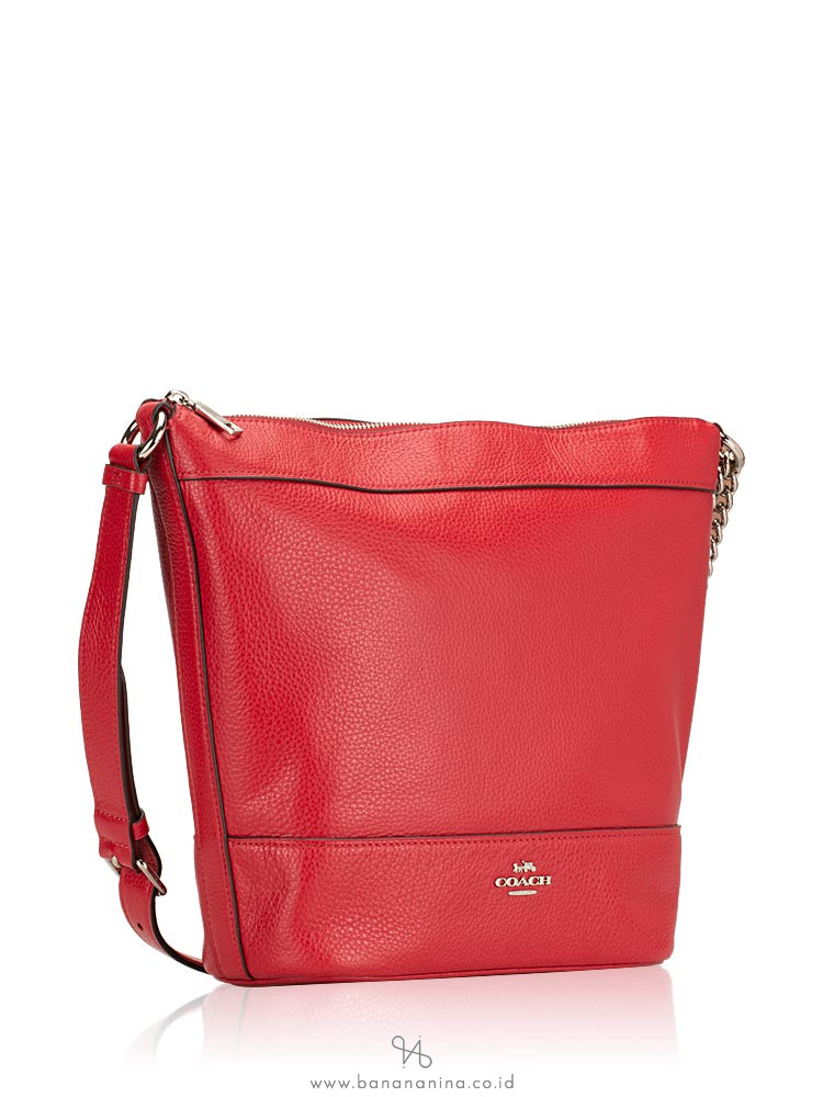 COACH 72692 Paxton Leather Duffle Bright Cardinal
