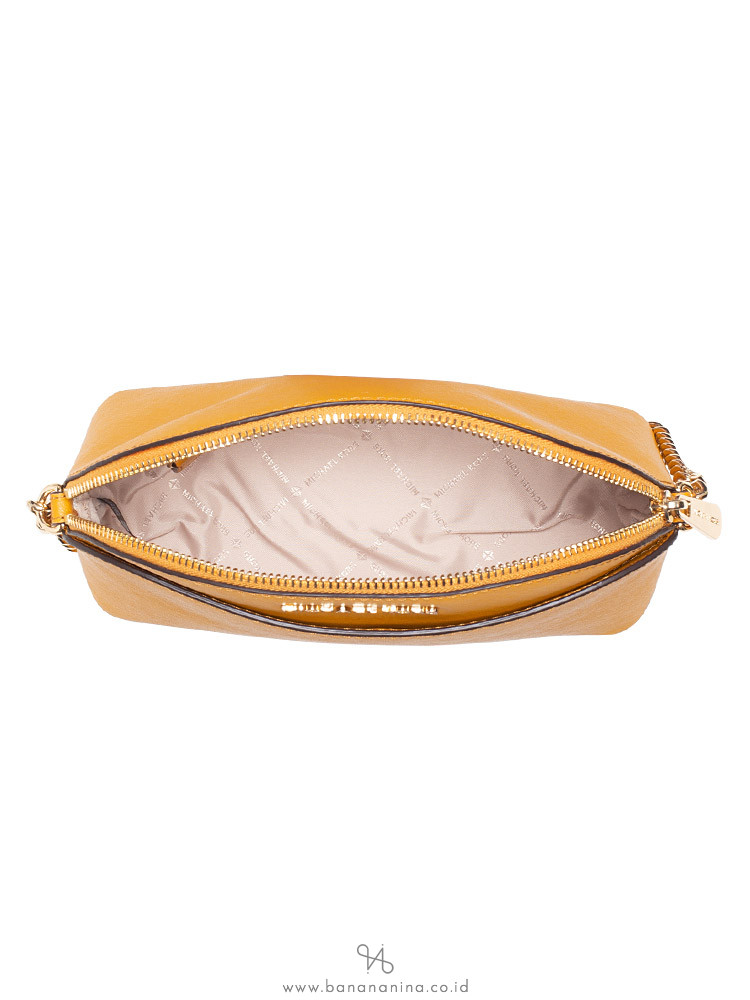 MICHAEL KORS Emmy Saffiano Medium Crossbody Marigold