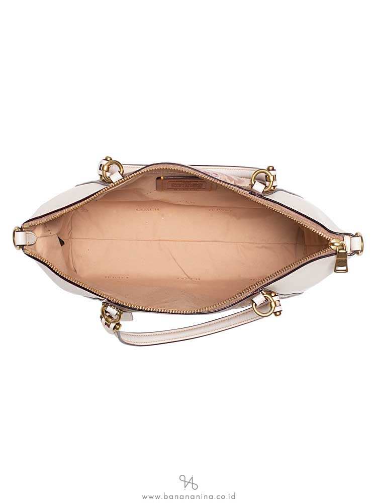 COACH 31031 Signature Prairie Rose Print Tan Chalk