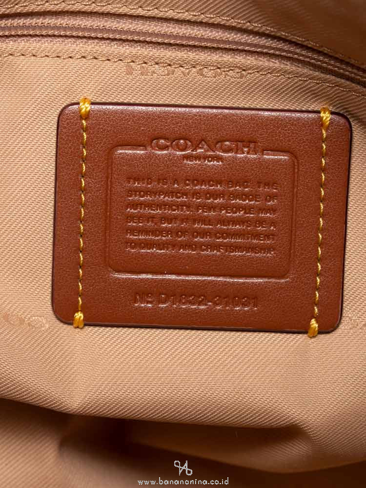 COACH 31031 Signature Prairie Rose Print Tan Chalk