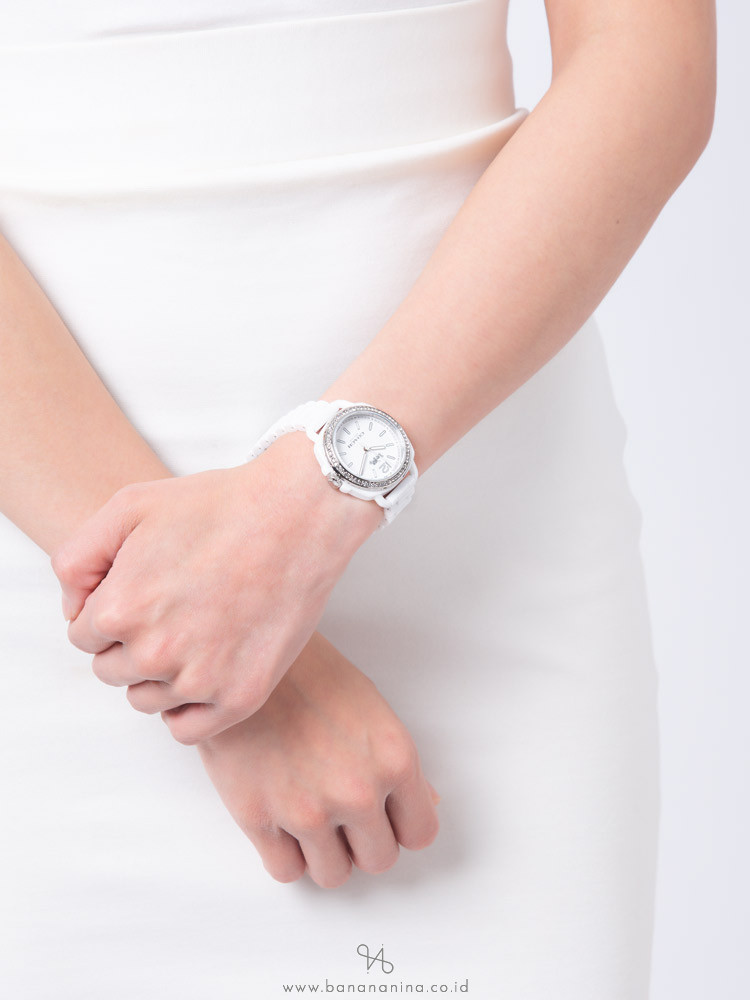COACH 14502601 Tatum Ceramic Dial Watch White