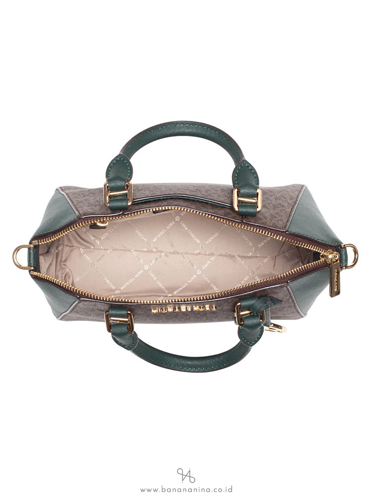 michael kors monogram green