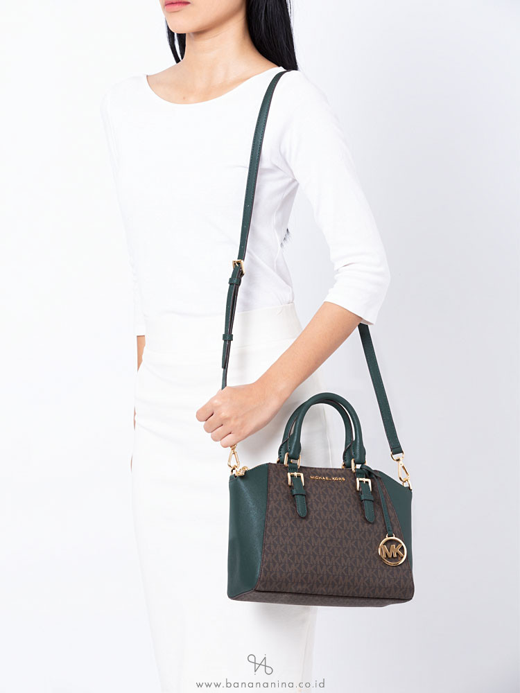 michael kors monogram green
