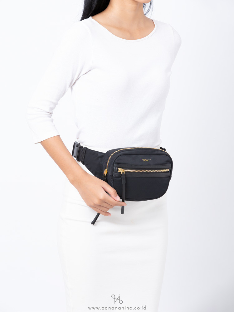 Tory Burch Perry Nylon Belt Bag Black