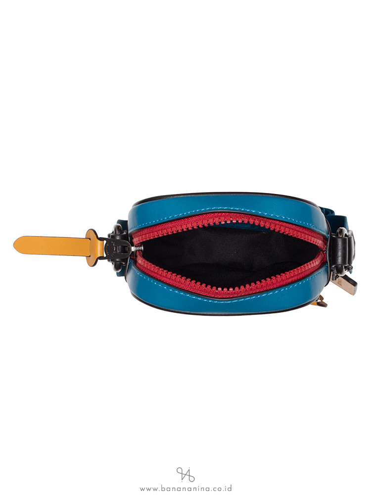 COACH 76804 Terrain Colorblock With Motif Crossbody Dark Atlantic