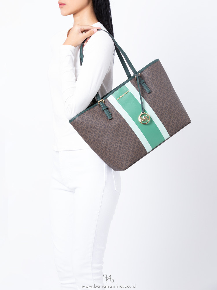 michael kors monogram green