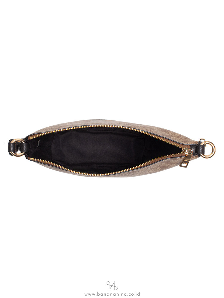 COACH 76669 Signature Small Paxton Duffle Khaki Black