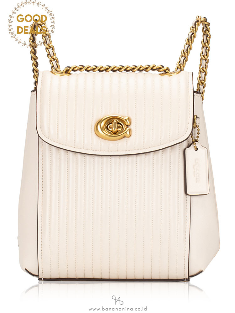 COACH 52996 Parker Convertible Backpack 16 Off White