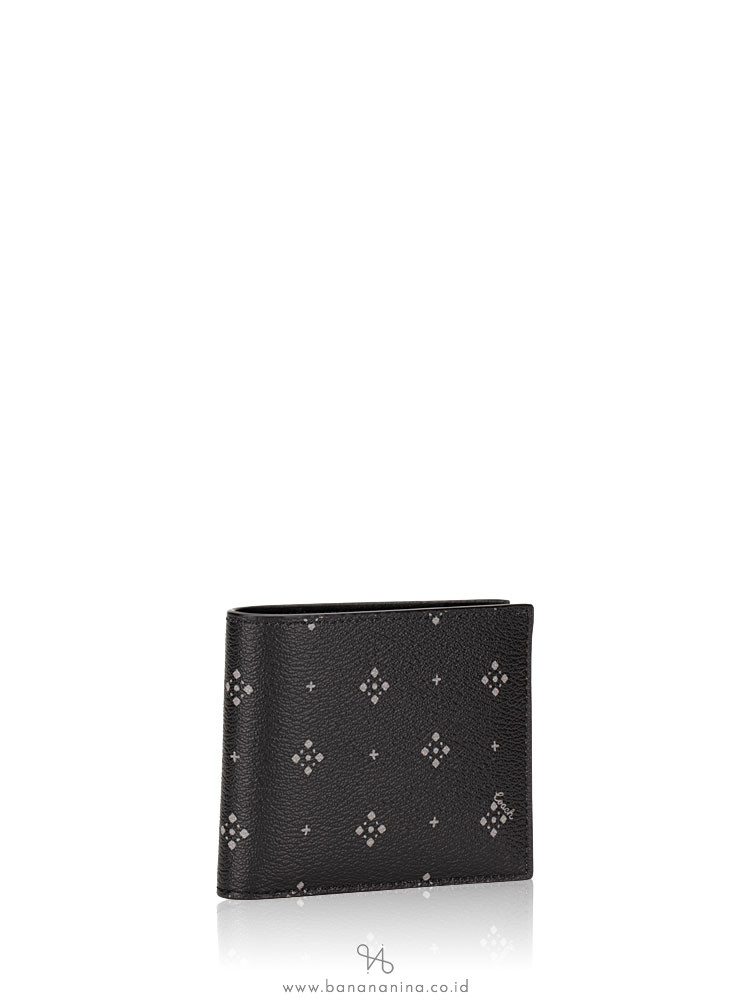 COACH Men 73118 Diamond Foulard 3 In 1 Compact ID Gift Set Black Multi